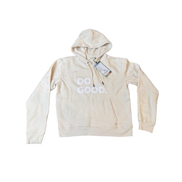 Cotopaxi Hoodie Womens Medium Beige Do Good Organic Pullover Sweatshirt Cream - Picture 1 of 8